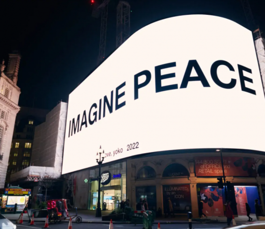 ‘Imagine Peace’: la invitación de Yoko Ono en muchas plazas del mundo