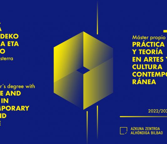 Azkuna Zentroa – Alhóndiga Bilbao anuncia un nuevo Máster en Arte y Cultura