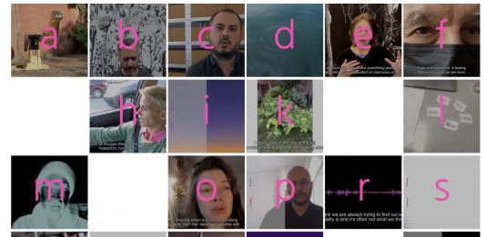 Sobre The Voice of the Artist: una conversación con lxs artistas Lúa Coderch, Muntadas, Oriol Vilanova