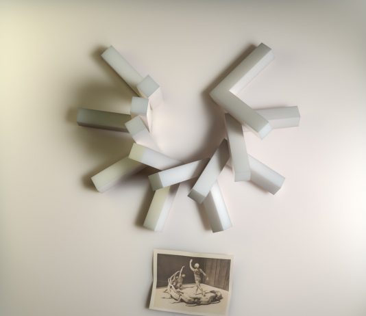 Cuerpo y geometría en la obra de Manu Arregui, en Espacio Mínimo (Madrid)