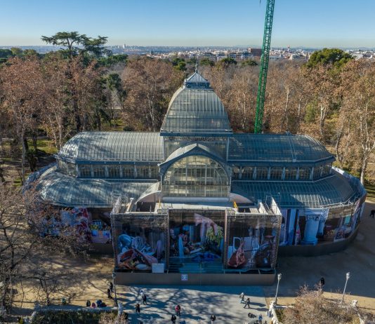 ‘Gran Friso’: La nueva intervención artística en el Palacio de Cristal (Madrid)