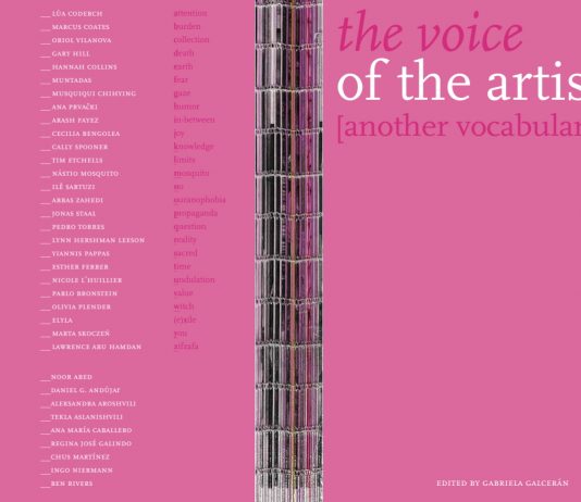 The Voice of the Artist(s): un alfabeto para pensar el arte desde dentro