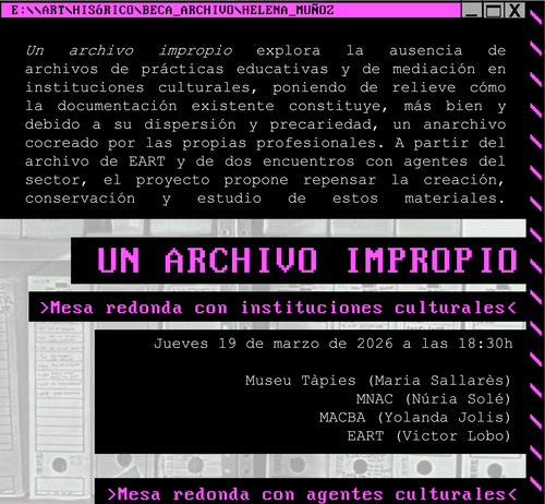 Mesa redondas ‘Un archivo impropio’