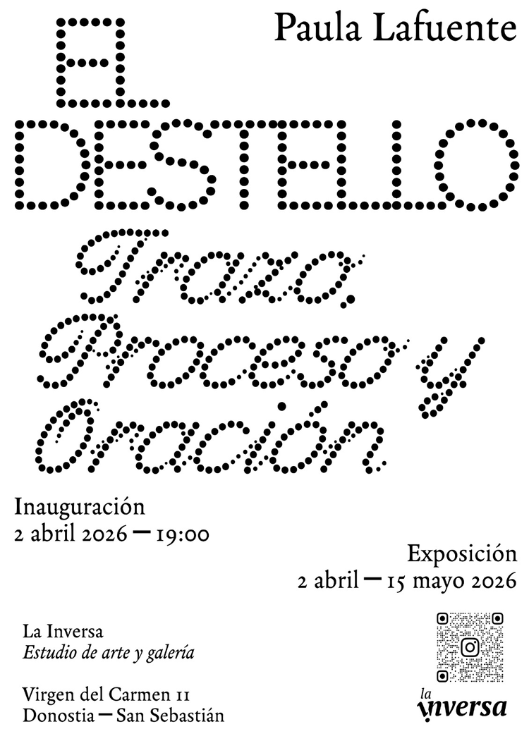 Paula Lafuente sobre – ‘El destello – trazo, proceso y oración’https://www.exibart.es/repository/media/formidable/11/img/205/destello-paula-lafuente-la-inversa.png